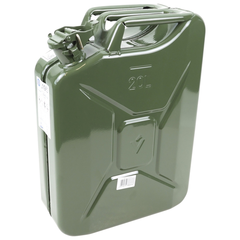 Dönges Stahlblech-Benzinkanister, 20 l, oliv