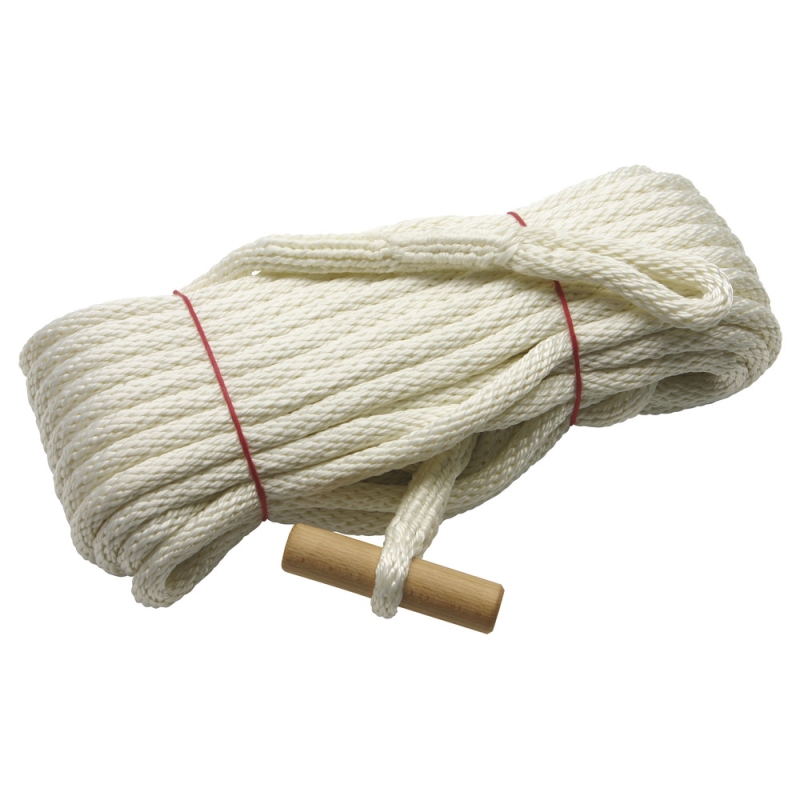 Dönges Feuerwehrleine (Fangleine) DIN 14920 F 30-K mit Karabiner