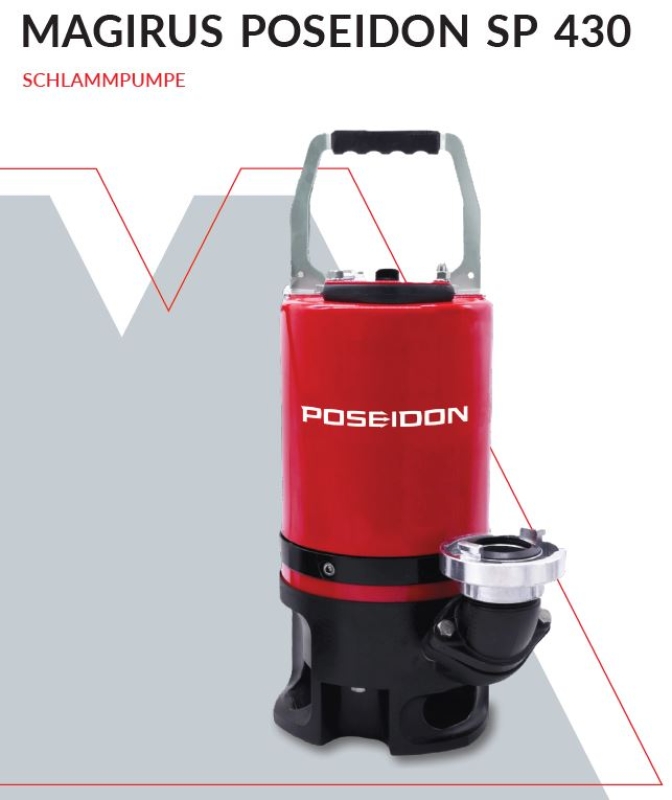 MAGIRUS POSEIDON SP 430 Schlammpumpe