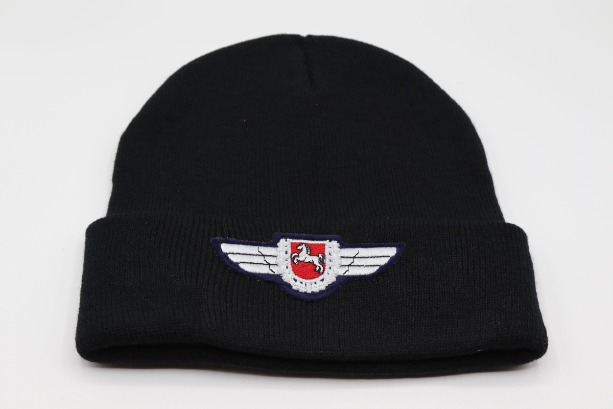 Strickmütze/Wintermütze mit Niedersachsenschwinge